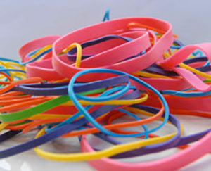 custom non latex brights rubber bands